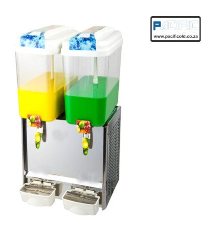 GATTO Double Tank Refrigerated Juice Dispenser - 12L/tank